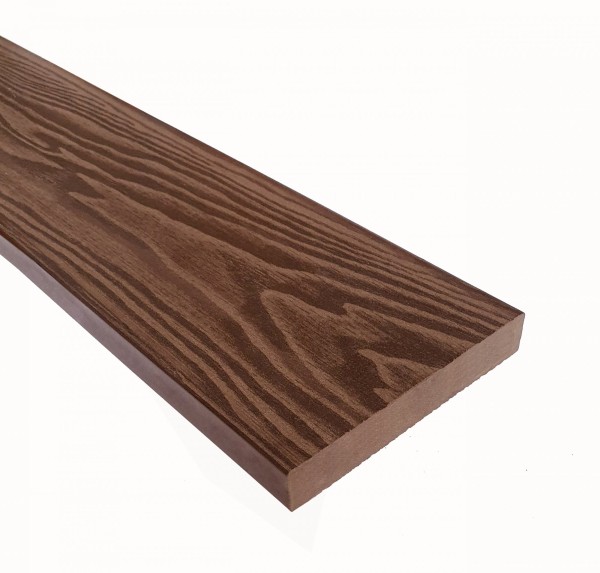 Террасная доска из ДПК Terrapol Смарт 3D Полнотелая без паза Орех Милано купить в Сусумане