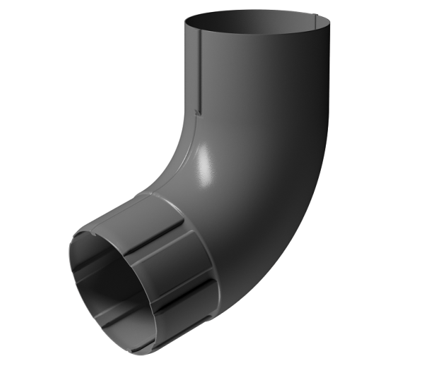 Колено 72° D90 Döcke STAL PREMIUM Графит, (RAL 7024) купить в Сусумане