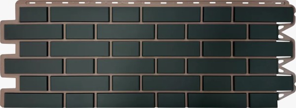 Фасадная панель Альта-Профиль, Кирпич Клинкерный, Графит купить в Сусумане