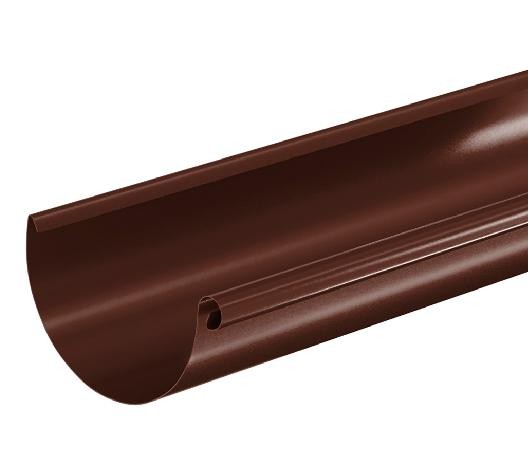 Водосток Aquasistem, система 150/100 - Водосточный желоб 3.00м RAL 8017 Коричневый купить в Сусумане