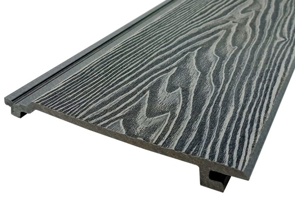 Сайдинг Darvolex 185x19x3000мм, 3D тиснение Серый купить в Сусумане