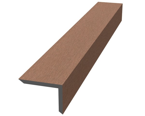 Уголок ДПК для террасной доски NauticPrime, 60x40x2900мм Кедр купить в Сусумане