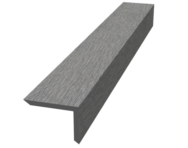 Уголок ДПК для террасной доски NauticPrime, 60x40x2900мм Тёмно-серый купить в Сусумане