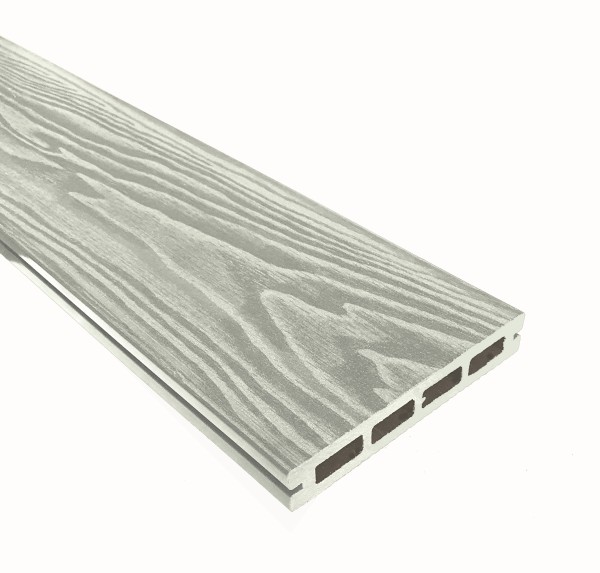 Террасная доска из ДПК Terrapol Смарт 3D Пустотелая с пазом Дуб беленый купить в Сусумане