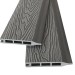 Заборная панель шип-паз EasyDecking Wood-Х 146х20 Серый купить в Сусумане