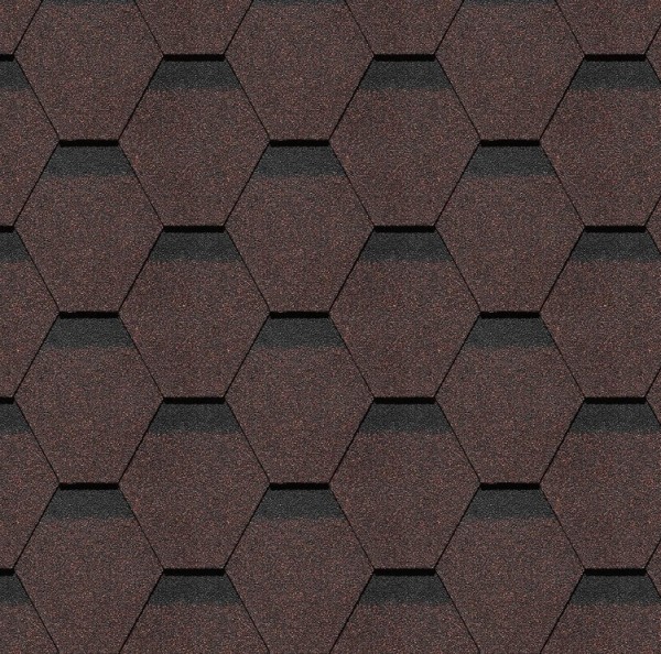 Гибкая черепица Docke, коллекция Шеффилд – Корица купить в Сусумане