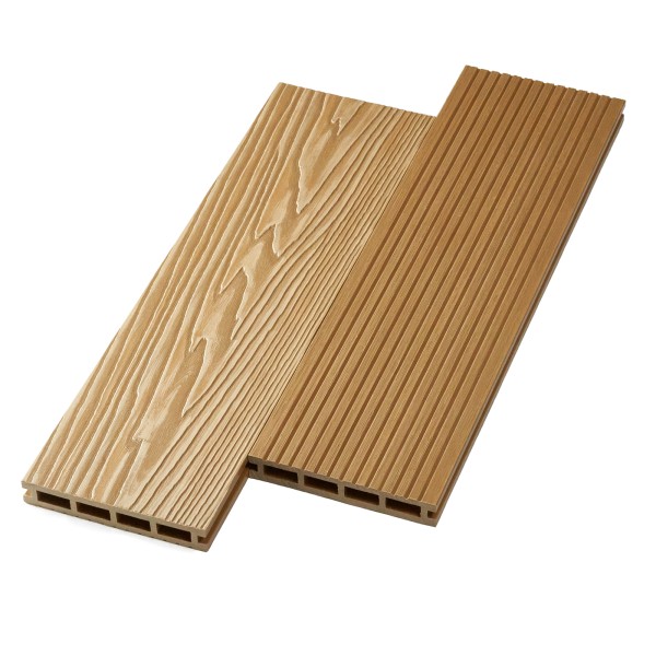 Террасная доска ДПК NanoWood двусторонняя New 3D тиснение + вельвет Орех купить в Сусумане