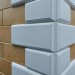 Угол Наружный к Фасадным Термопанелям Доломит Дагестанский Камень 400 мм Белый купить в Сусумане