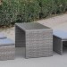 Диван-Трансформер AFINA плетеный из иск. ротанга S330G-W78 Grey купить в Сусумане