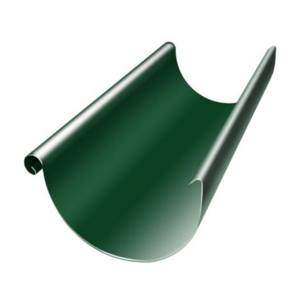 Водосток Grand Line 125x90 – Желоб 3м RAL 6005 купить в Сусумане