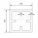 Столб SEQUOIA Evolution 3D WOOD BLACK купить в Сусумане