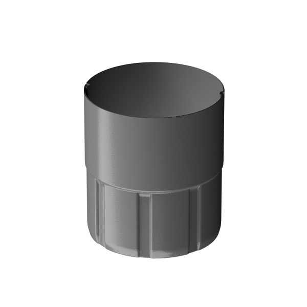 Муфта соединительная для водостока Döcke STAL PREMIUM, Графит купить в Сусумане