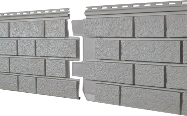 Фасадная панель Ю-пласт Стоун Хаус S-Lock Клинкер Нордик дым купить в Сусумане