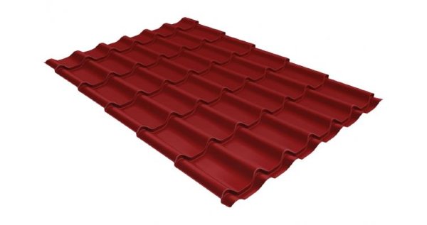Металлочерепица классик 0,5 Satin RAL 3011 коричнево-красный купить в Сусумане