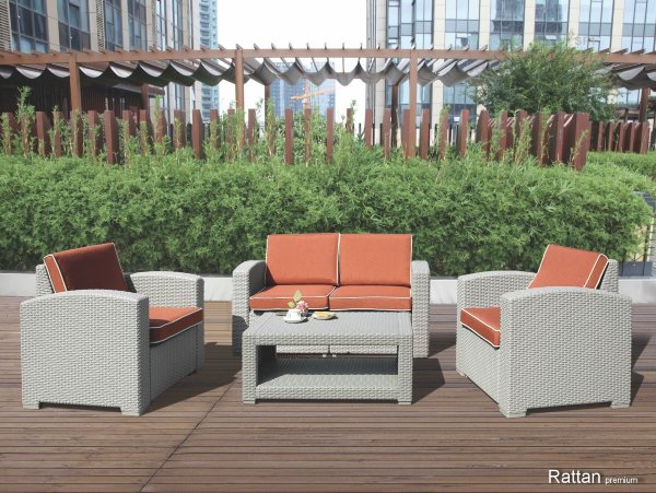 Уличные диваны и кресла коллекции Rattan Premium 4 купить в Сусумане