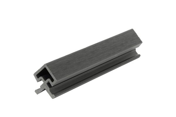 Угол внешний для фасадной панели co-extrusion, grey dark купить в Сусумане