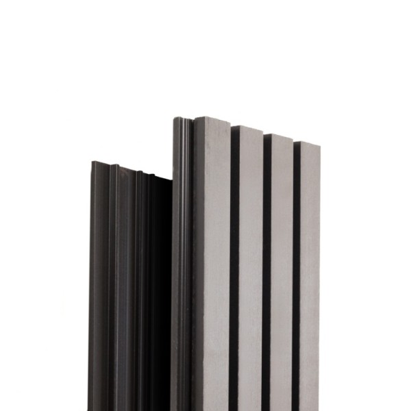 Фасадная доска Ecodecking Техно реечная 200х26х3000 Серый купить в Сусумане