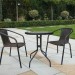 Комплект плетеной мебели AFINA из иск. ротанга Асоль-LR02 LRC-02/LRT-02-D60 Dark Brown купить в Сусумане