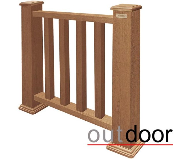 Ограждение из ДПК Outdoor Классик 3D STORM дуб купить в Сусумане