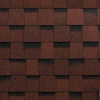 Двухслойная ламинированная черепица Shinglas, серия Фазенда – Красный купить в Сусумане