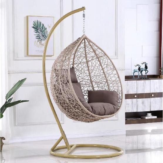Кресло Подвесное из искусственного ротанга AFM-169A-LB Beige купить в Сусумане