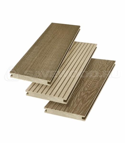 Террасная доска SW Fraxinus (R) полнотелая «SaveWood» Тик купить в Сусумане