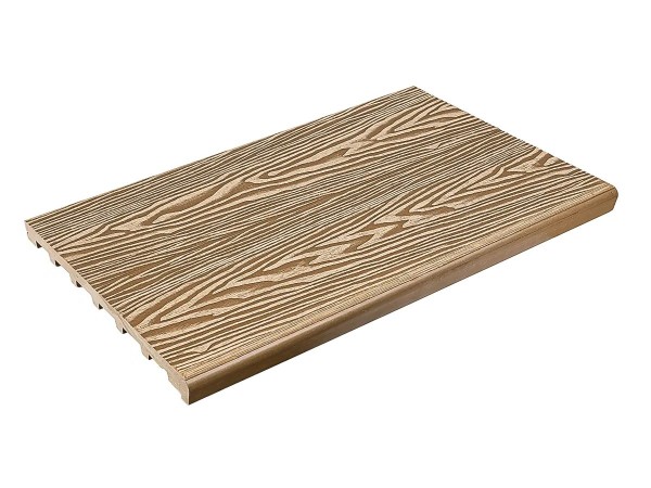 Ступень полнотелая из ДПК Deckart Step 3D Орех купить в Сусумане