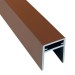 П-профиль Алюминиевый EasyDecking 35x25 Коричневый купить в Сусумане