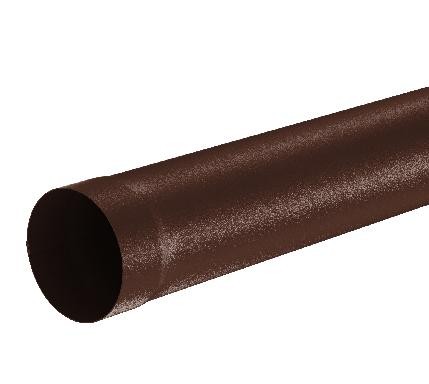 Водосток Aquasistem, Система 150/100 - Труба водосточная 1.00м RAL 8017 Коричневый matt купить в Сусумане